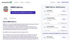 OMER USA Inc. - Company Profile & Staff Directory | ContactOut - omer usa inc