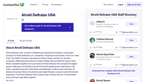 Ahold Delhaize USA - Company Profile & Staff Directory - ContactOut - ahold usa companies