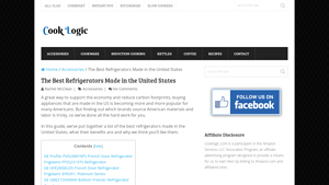 The Best Refrigerators Made in the United States - Cook Logic - fridge made in usa