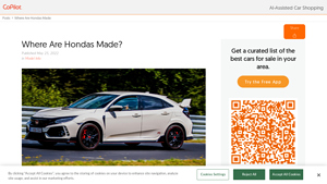 Where Are Hondas Made? - CoPilot - are hondas made in the usa