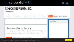 Hockeytown USA, Inc. - Company Profile - Corporation Wiki - hockey town usa inc