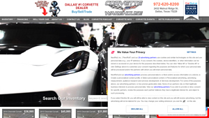 Used Corvettes For Sale in Dallas Texas at Corvette Warehouse - largest corvette dealer in usa