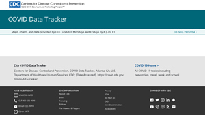 CDC COVID Data Tracker: Home - covid cases usa