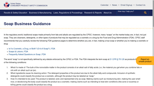 Soap Business Guidance | CPSC.gov - hand made soaps for importing to usa on facebook