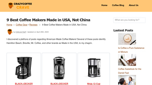 9 Best Coffee Makers Made in USA, Not China - coffee maker made in usa