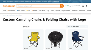 Custom Personalized Camping Chairs & Folding Chairs | Crestline - usa made camp chair