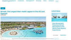 Mirada, the Largest Man-made Lagoon in the US Just Opened - largest man-made lakes in usa