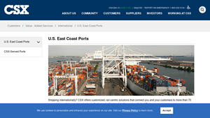 U.S. East Coast Ports - CSX.com - ports east coast usa