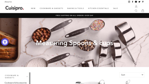 Cuisipro - Stainless Steel Measuring Cups and Spoon Set