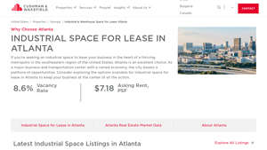 Cushman & Wakefield - Industrial Warehouse Space
