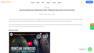 Custom Defense Solutions USA: Tailored Security & Protection - custom defense solutions usa