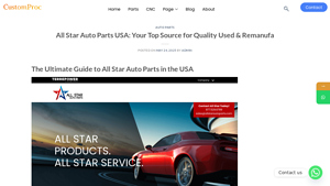 Star Auto Parts USA: Your Top Source for Quality Used & Remanufa - allstar auto parts usa