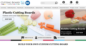 Custom & Standard Cutting Boards - Cutting Board Company - Commercial ... - cutting board made in usa