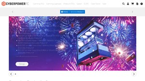 Custom PC Builder | Gaming Desktops & Laptops | CyberPowerPC - build usa