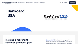 Bankcard USA - CyberSource - bankcard usa merchant services