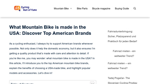 What Mountain Bike is made in the USA: Discover Top American Brands - mountain bikes made in usa