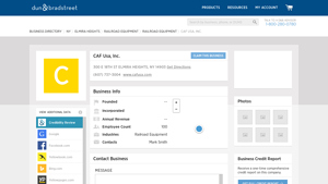 CAF Usa, Inc. - Elmira Heights , NY - Company Information - caf usa inc