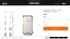 DANGO ADAPT CASE - IPHONE 14 PRO - usa made phone cases