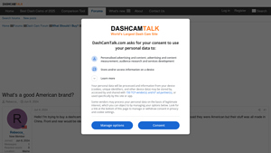 What's a good American brand? | DashCamTalk - dash cam made in usa