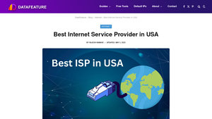 Best Internet Service Provider in USA • DataFeature - top internet service providers in usa