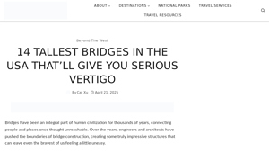 14 Tallest Bridges In The USA That'll Give You Serious Vertigo - big bridges in usa