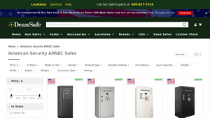 American Security AMSEC Safes - Dean Safe - safes made in usa