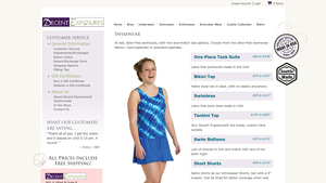 Latex Free Swimsuits Made In USA - Decent Exposures, Inc. - swimsuits made in usa