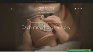 Deneen Pottery: Buy Custom Handmade in America Ceramic Coffee ... - made in usa coffee mug