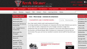 Champion Air Compressors - Derek Weaver Company, Inc. - air compressor made in usa