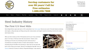 steel industry history of making and mills - Detroit Nipple Works - steel mills in usa