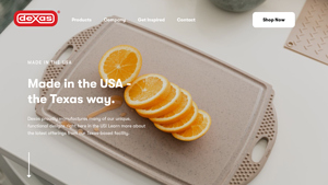 Made in the USA - Dexas - cutting board made in usa