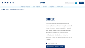 Food Manufacturing Cheese Supplier | Block, Shredded, & More - cheese suppliers usa