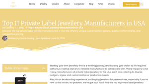 Top 11 Private Label Jewellery Manufacturers in USA - DG Jewelry - jewelry manufacturers usa