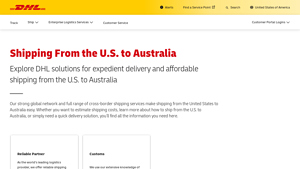 Shipping From the U.S. to Australia - DHL - United States of America - ship package to australia from usa