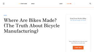Where Are Bikes Made? (The Truth About Bicycle Manufacturing) - made in the usa bikes