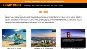 USA Tours and Custom Road Trips - Discovery Escapes - usa tour packages from chicago