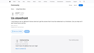 Apple - Customer Support Forum