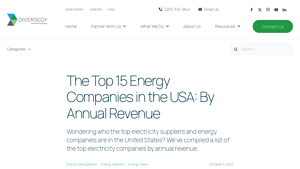 The Top 15 Energy Companies in the USA Listed | Diversegy - biggest utility companies usa