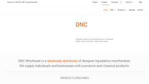 DNC Wholesale - Designer Liquidation Merchandise