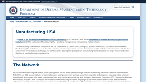 Manufacturing USA - DoD ManTech - manufacturer in usa
