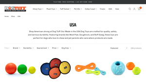 USA for Dogs | Durable & Safe Dog Toys - DogTuff - dog toy manufacturers usa