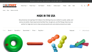 USA Made Dog Toys | Safe, Durable & High Quality | DogTuff - puppy toys made in usa