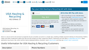 USA Hauling & Recycling | Pay Your Bill Online with doxo - usa hauling & recycling inc