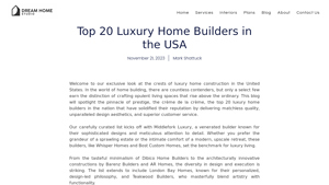 Top 20 Luxury Home Builders in the USA - biggest home builder in usa