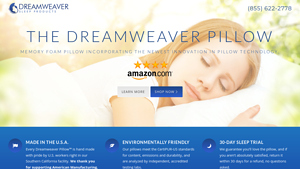 100% USA Made Memory Foam Pillows by Dreamweaver Sleep Products - pillows made in usa