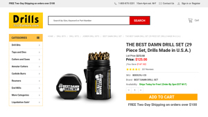 Drills and Cutters - 29 Piece Drill Set
