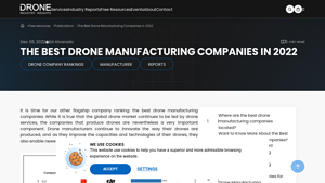 Best Drone Manufacturing Companies 2022 | Droneii Insights - drone manufacturers in usa
