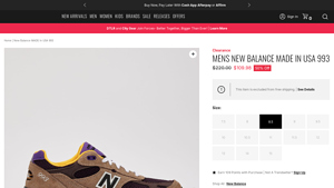 New Balance MADE In USA 993 - DTLR - made in usa 993