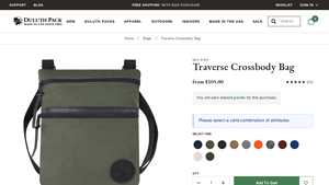 The Traverse Crossbody Bag - Duluth Pack - crossbody bags made in usa