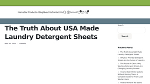 5 Reasons Why USA Made Laundry Detergent Sheets Are a Smarter Choice ... - laundry detergent sheets made in usa